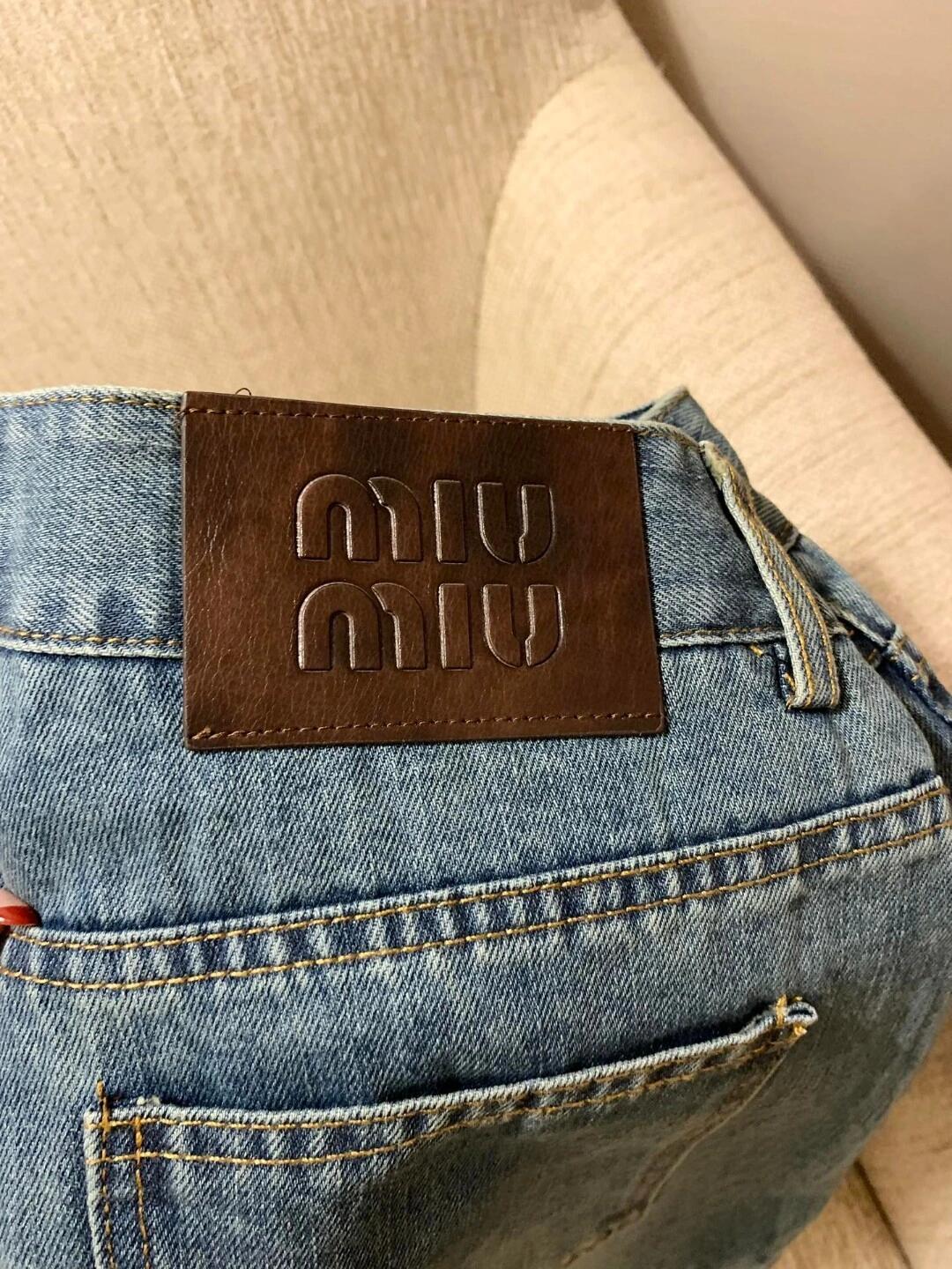 0528 3D Lettering Denim Shorts