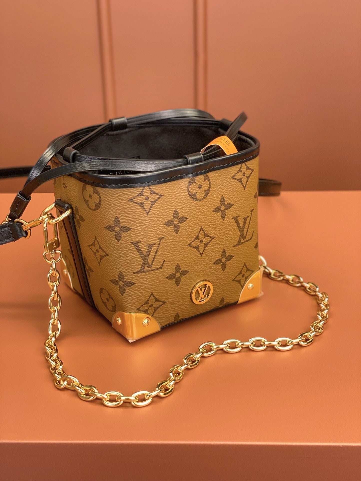0528 Noé Purse LV Charms Monogram Reverse