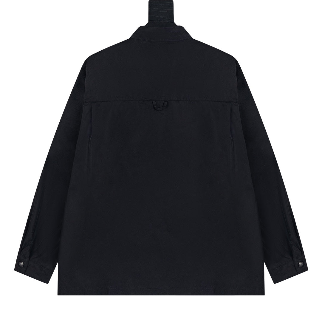 0717 A classic must-have minimalist shirt jacket