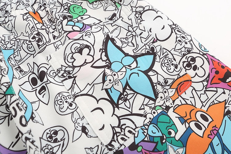 0205 New feature printed beach shorts