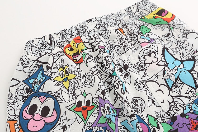 0205 New feature printed beach shorts