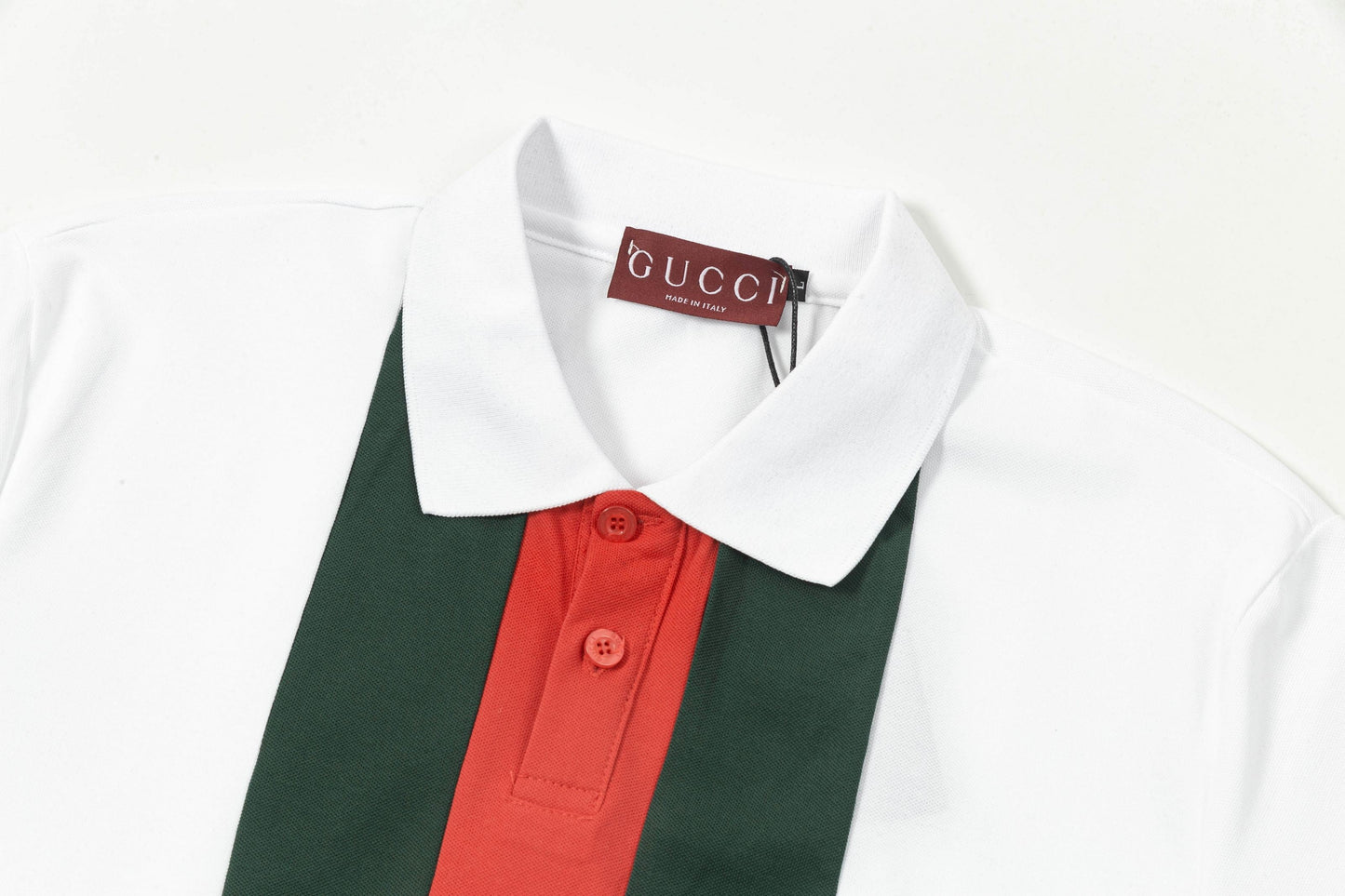 250305 New middle color matching printed polo shirt