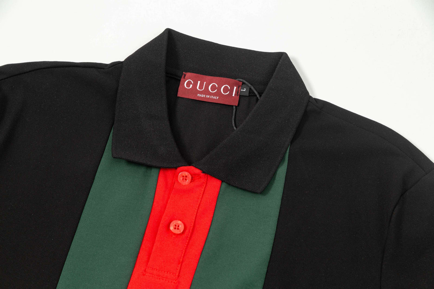 250305 New middle color matching printed polo shirt