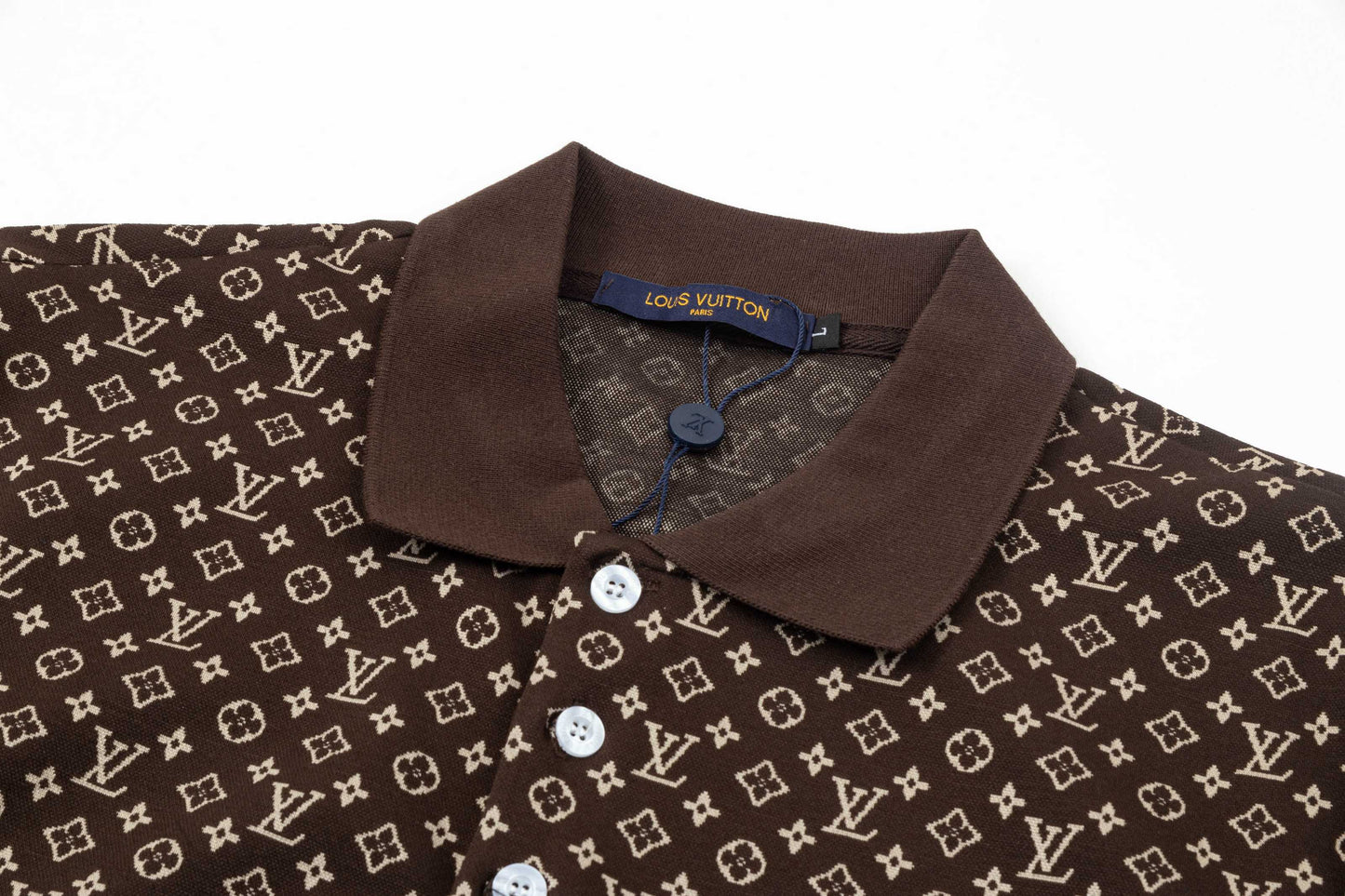 250305 New high quality jacquard fabric POLO shirt