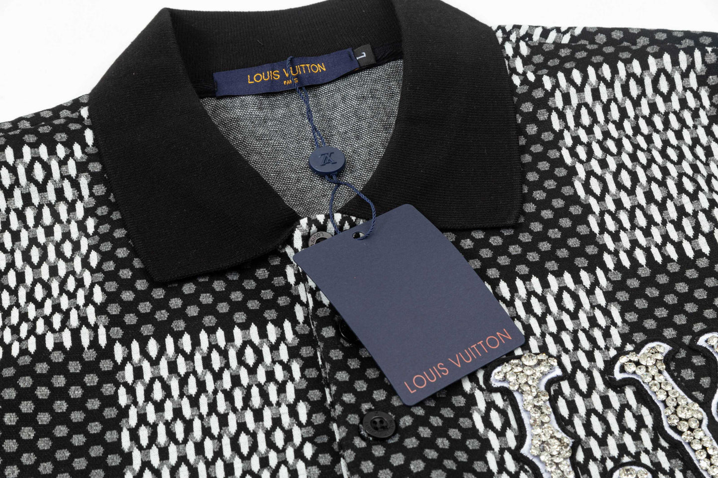 250305 High-end series of high quality checkered POLO shirt