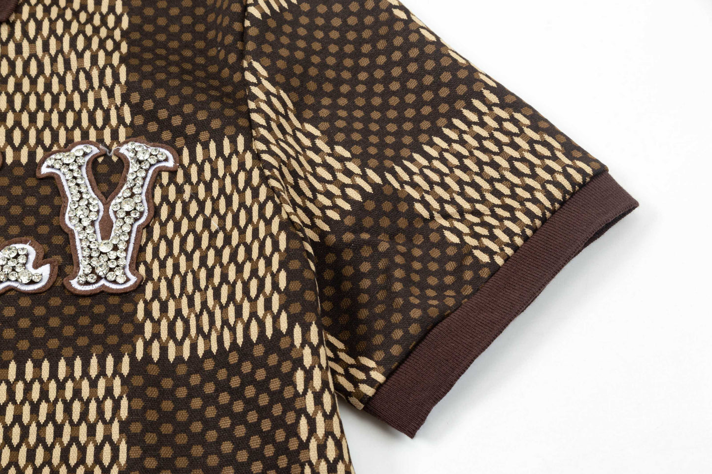 250305 High-end series of high quality checkered POLO shirt