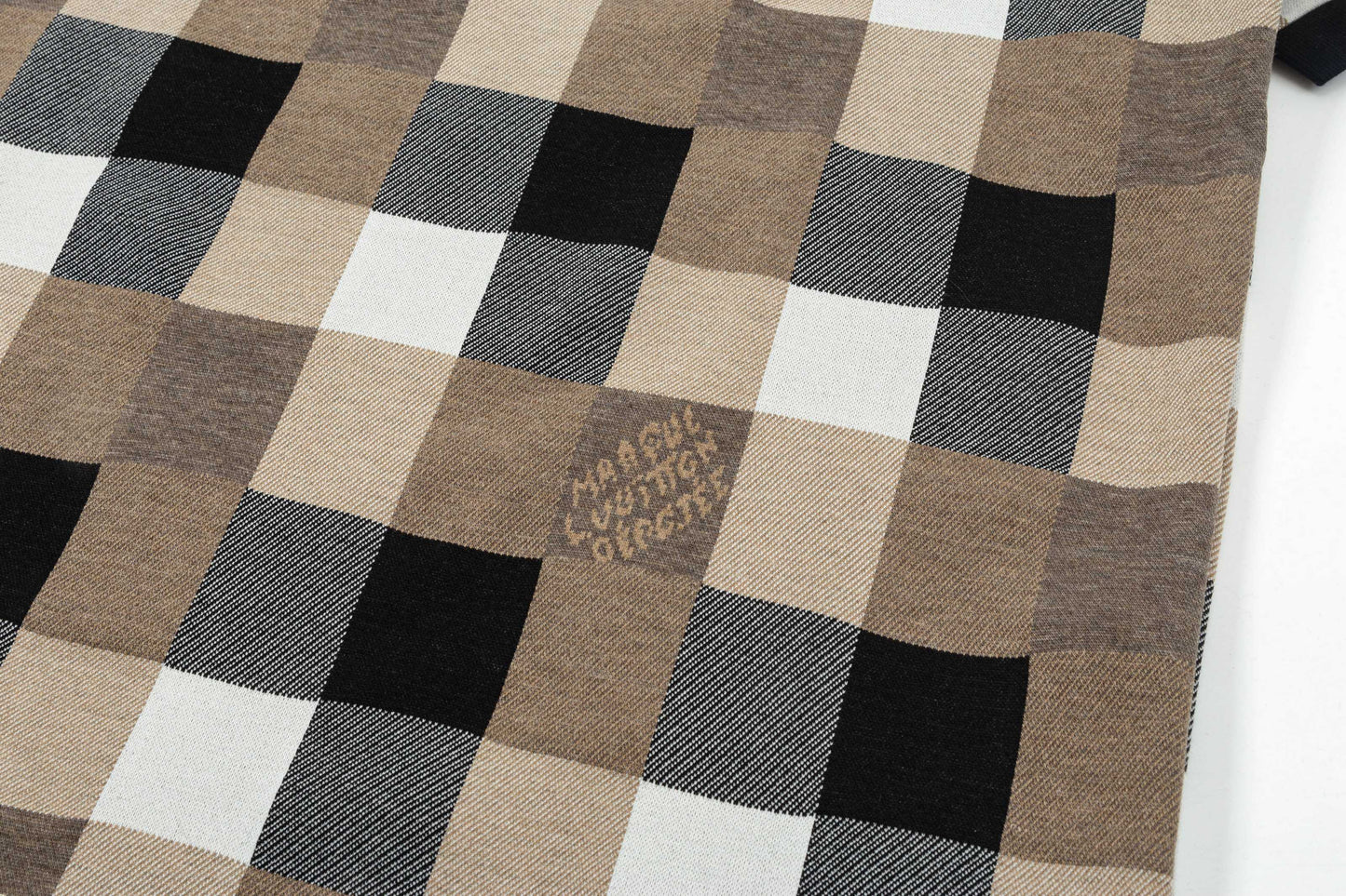 250305 High-end series of high quality checkered POLO shirt