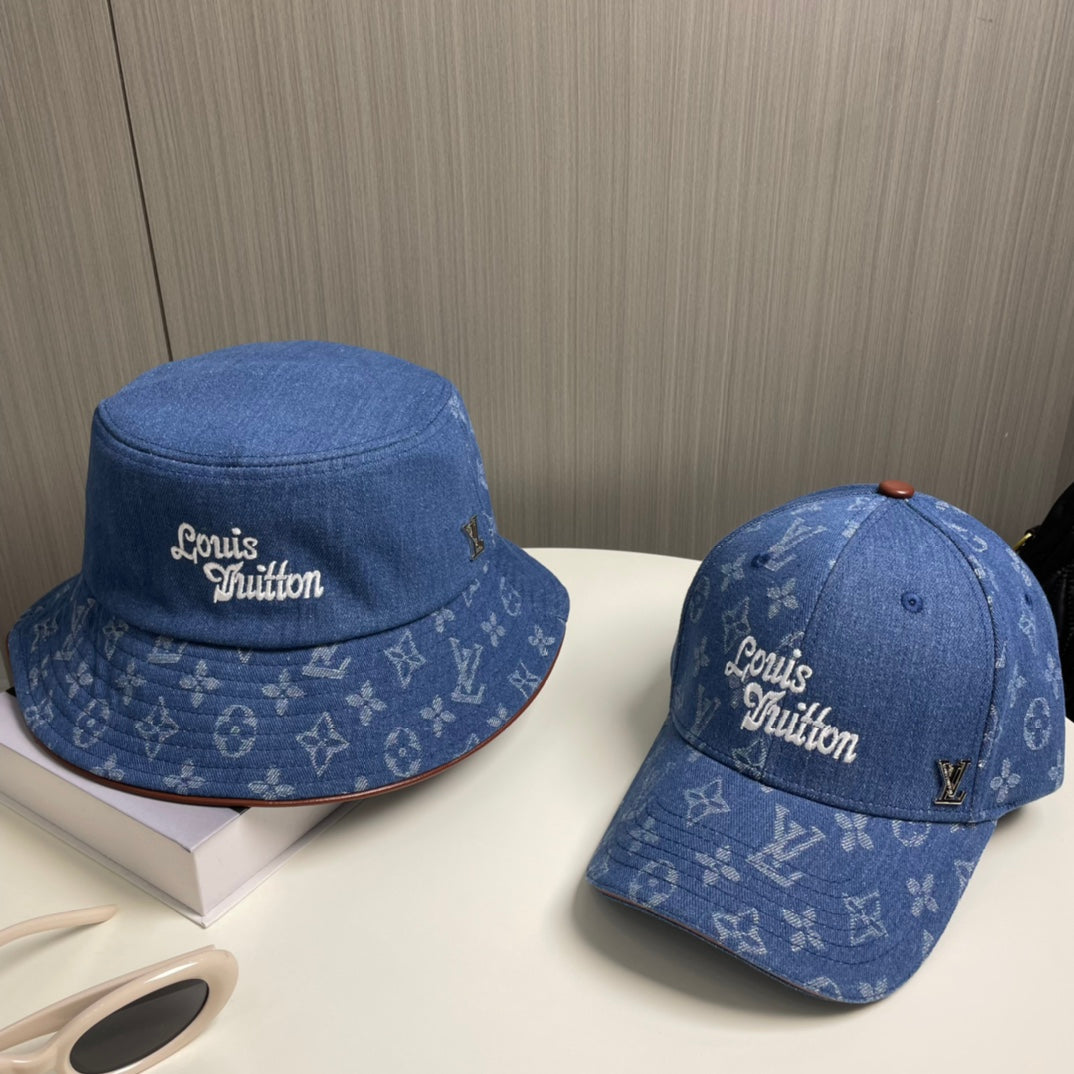 250313 Classic alphabet embroidered fisherman's cap