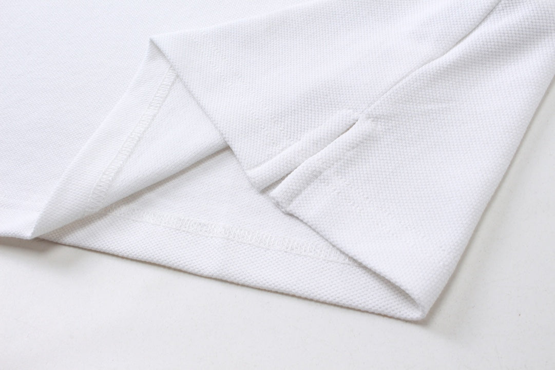 250313 New simple print knit POLO