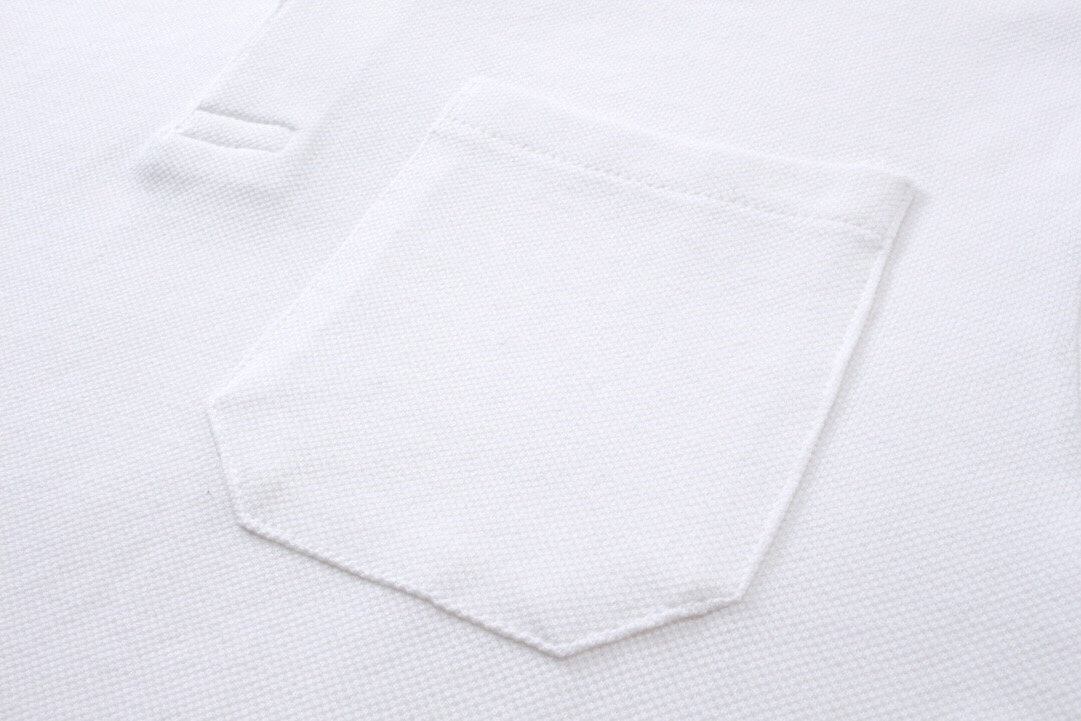 250313 New simple color matching lapel POLO