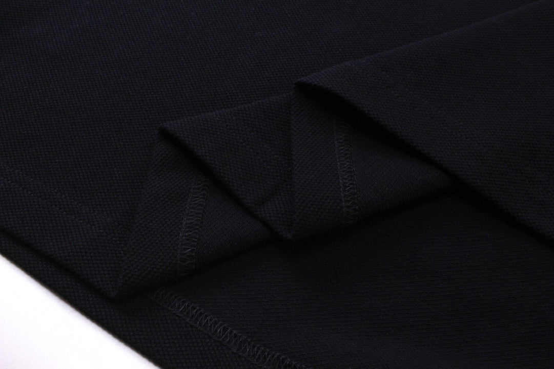 250313 New simple color matching lapel POLO