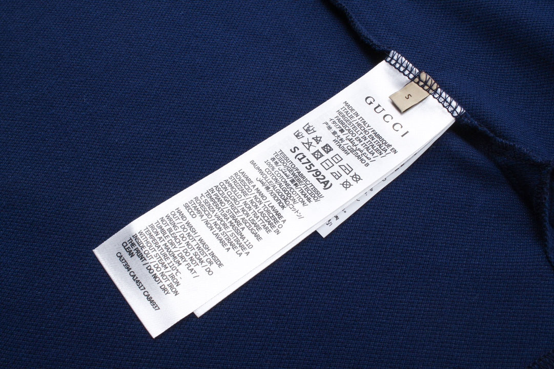 250313 New high quality tri-color woven with color contrast patchwork lapel polo