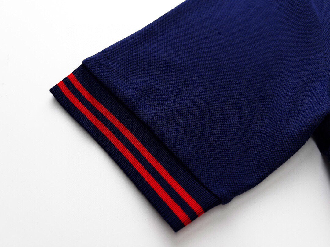 250313 New high quality preppy color polo lapel