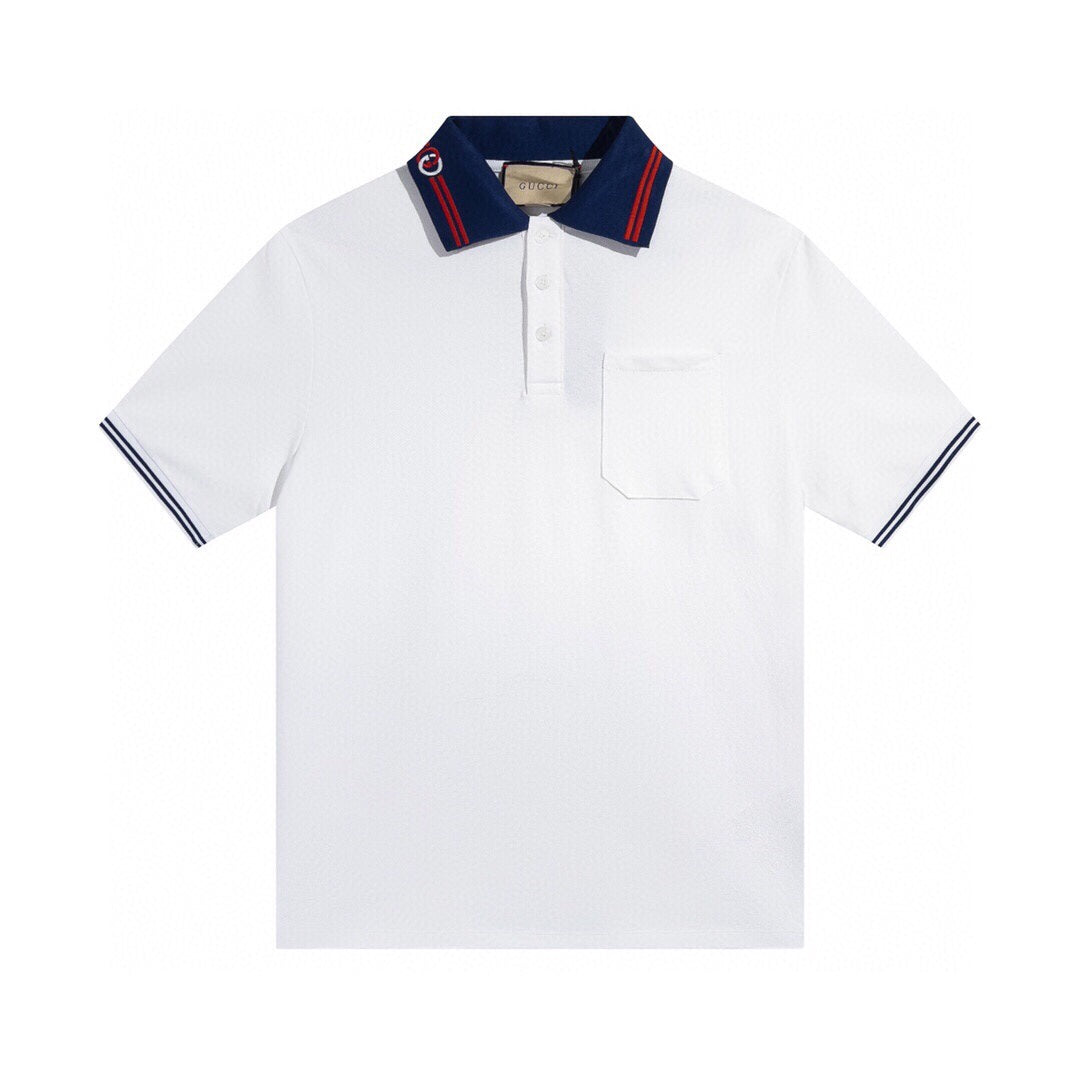 250313 New high quality preppy color polo lapel