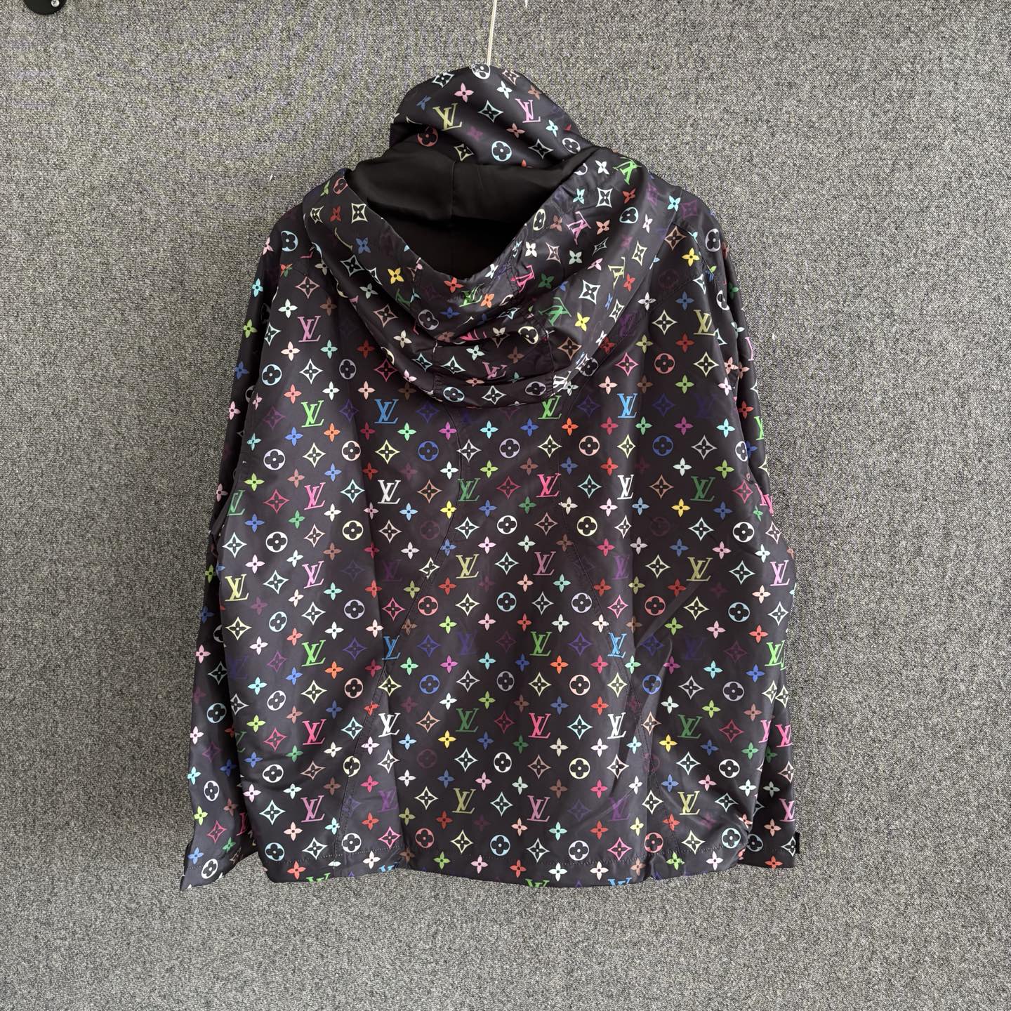 250325 New printed long-sleeved hooded coat
