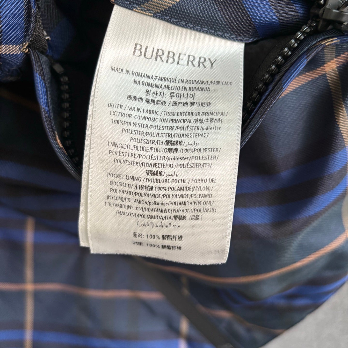 250325 New plaid long-sleeved hooded coat