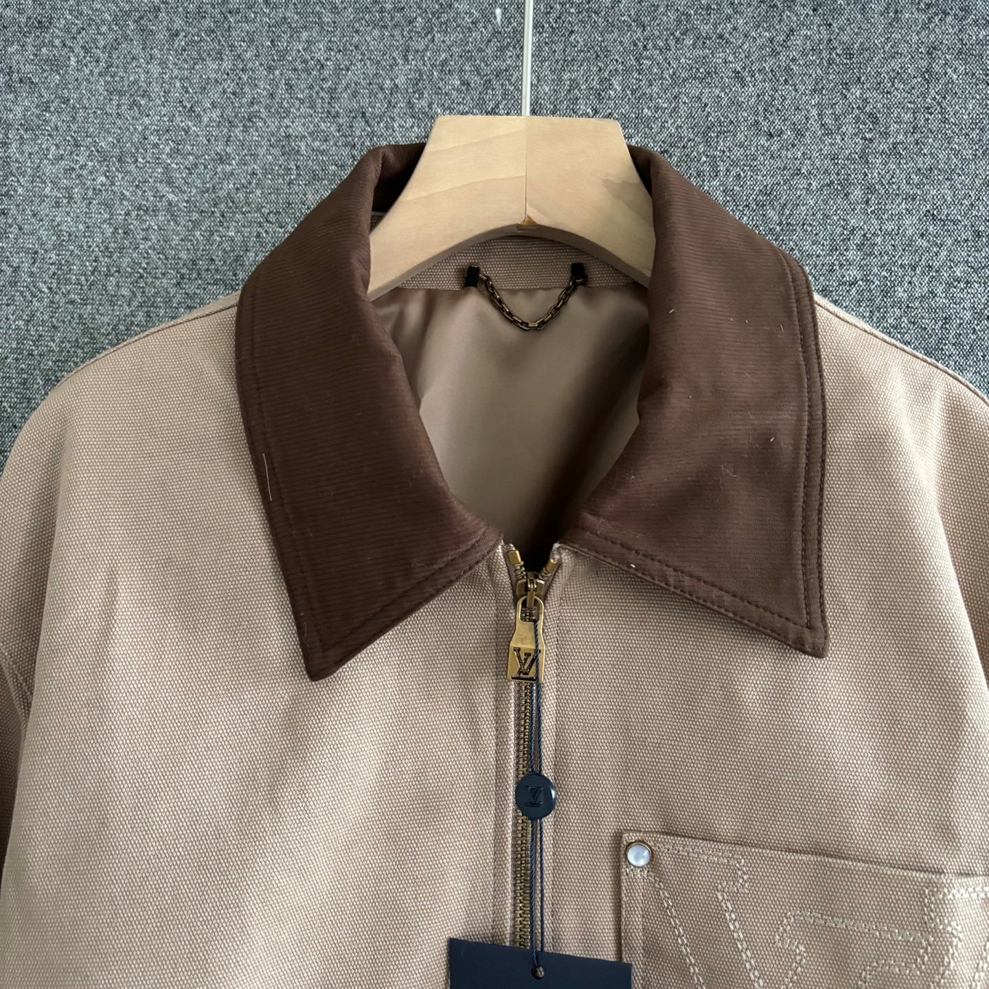 250325 New cotton canvas workman's waist jacket