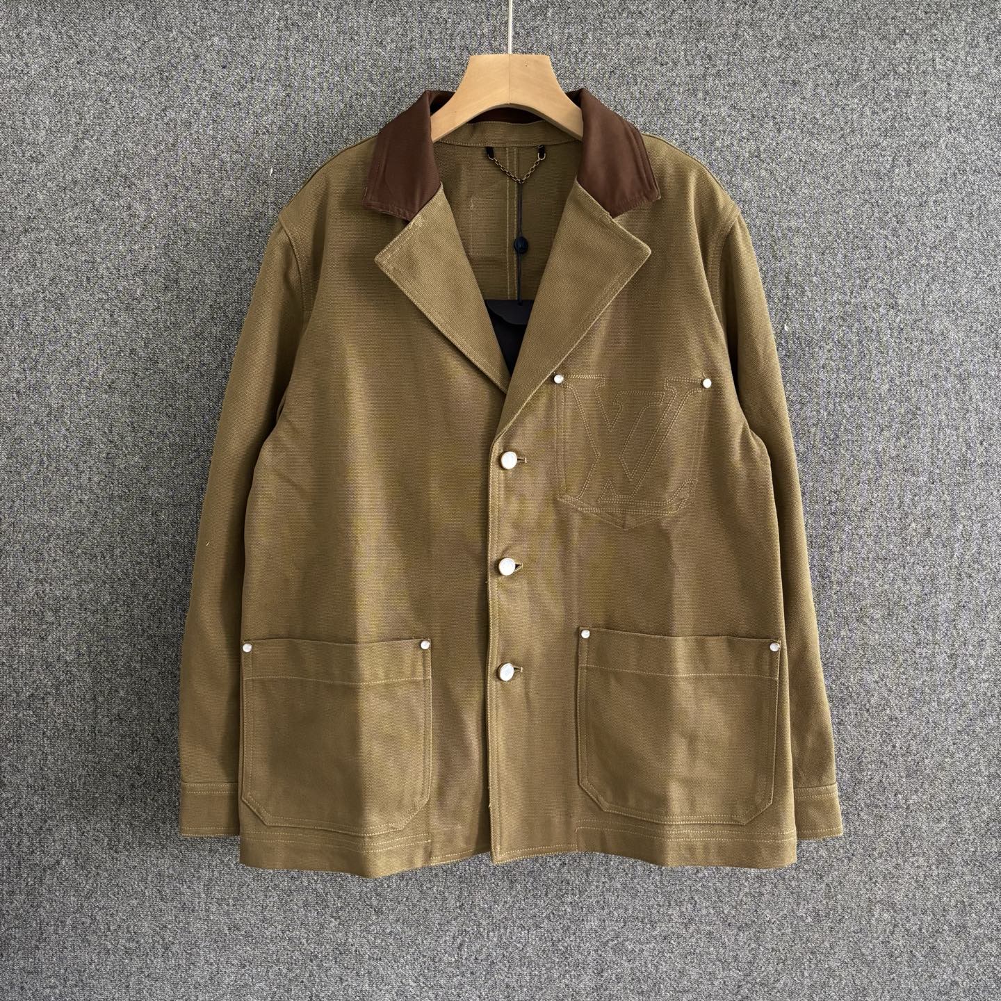 250325 New cotton canvas cargo jacket
