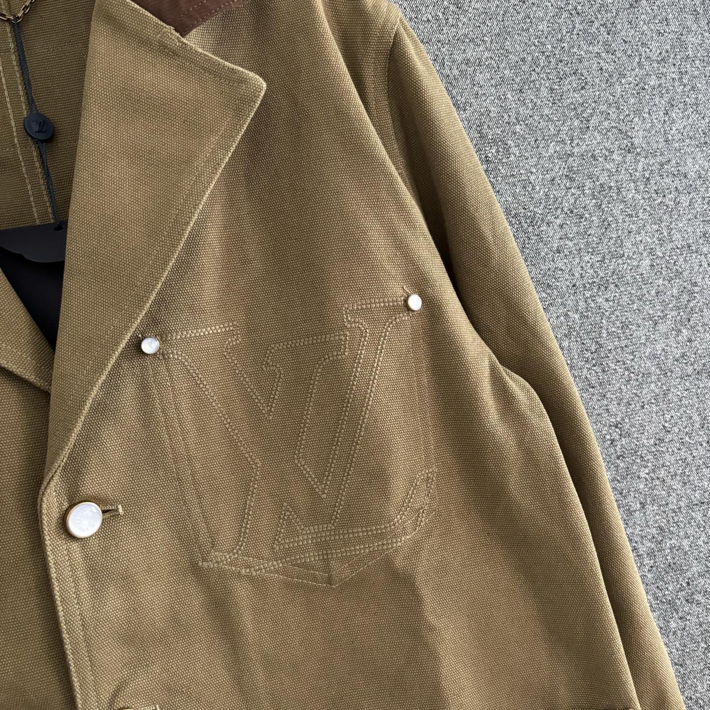 250325 New cotton canvas cargo jacket