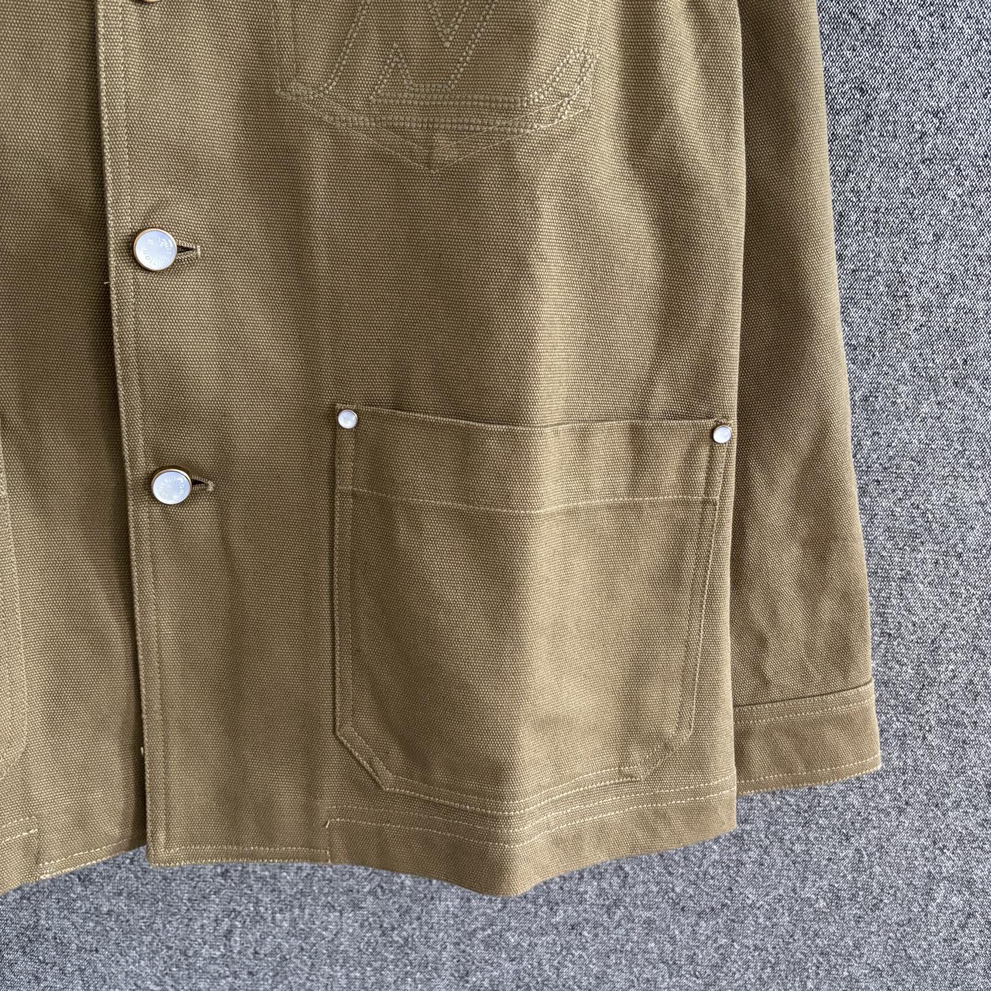 250325 New cotton canvas cargo jacket