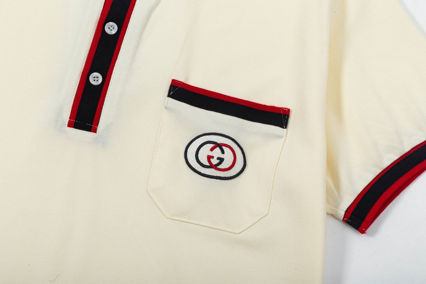 250408 New high-quality letter webbing with a color-matched collar POLO