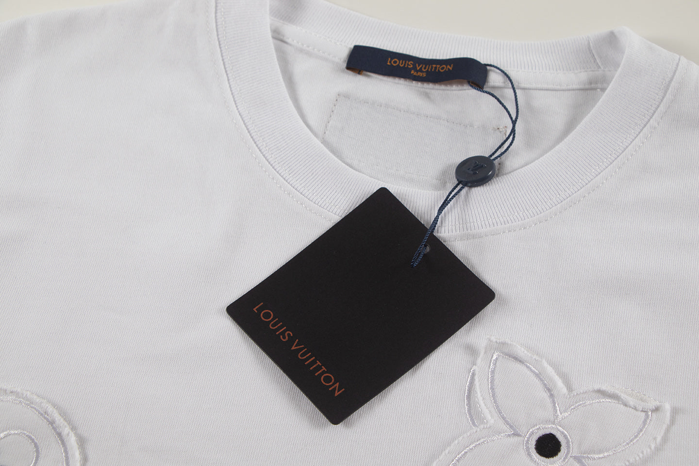 250614 New high-quality embroidered patch T-shirt