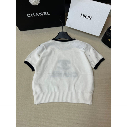 0528 Knitted crop top