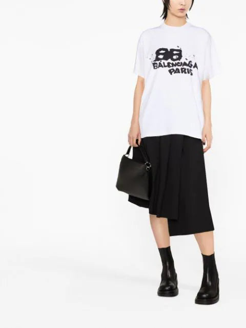 0528 logo print cotton T-shirt