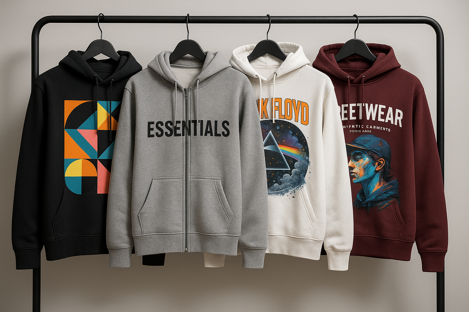 Men's fashion printed Hoodies