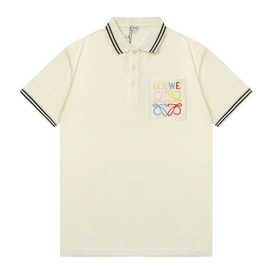 1211 New monogram embroidered polo shirt