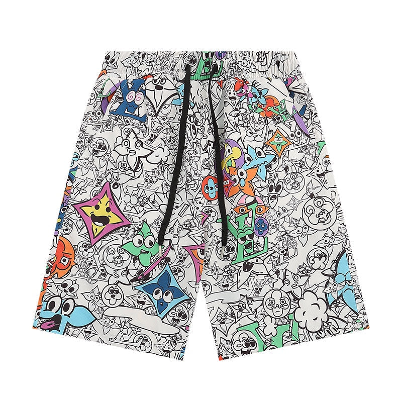 0205 New feature printed beach shorts