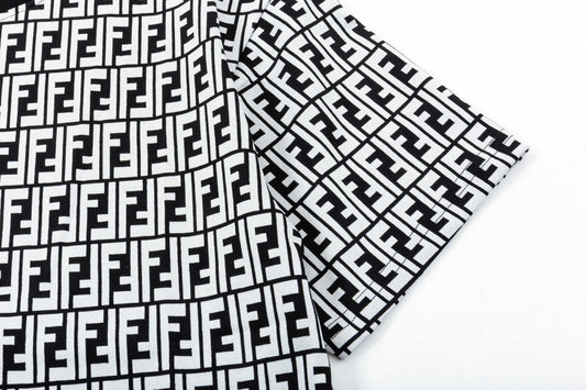 250305 New high quality printed patchwork T-shirt
