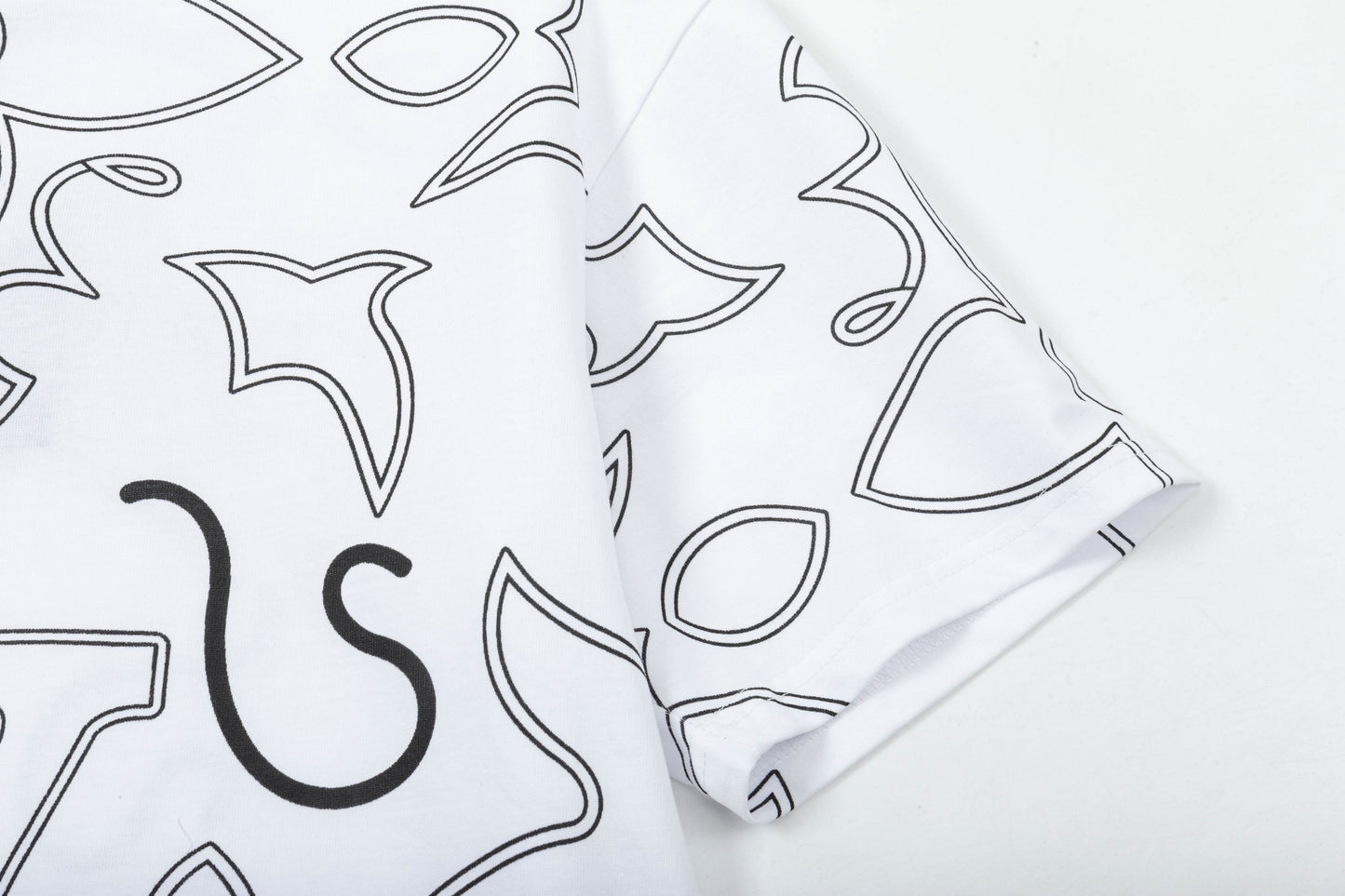 250305 New high quality deranged printed T-shirts