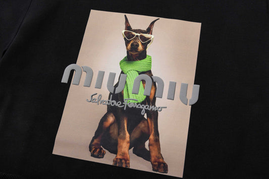 250305 New high quality printed dog T-shirt