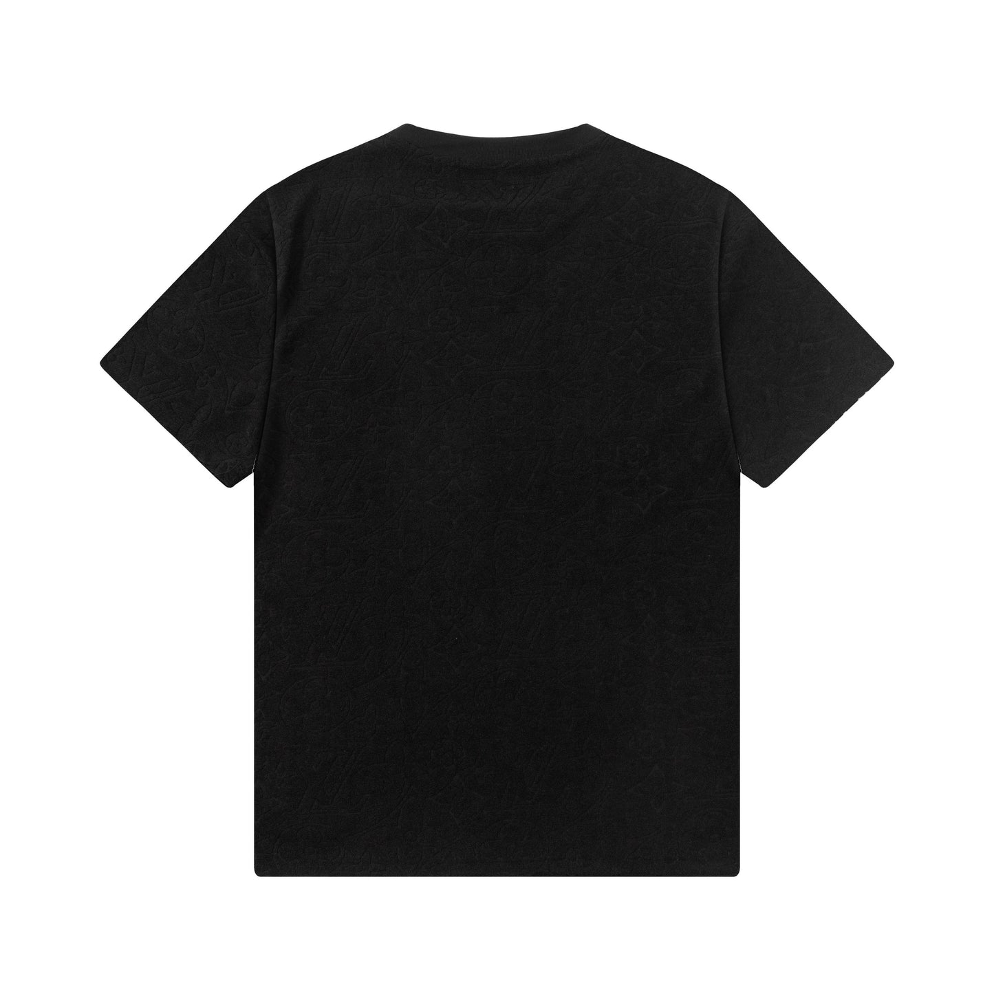 250305 New specialty jacquard fabric full print T-shirt
