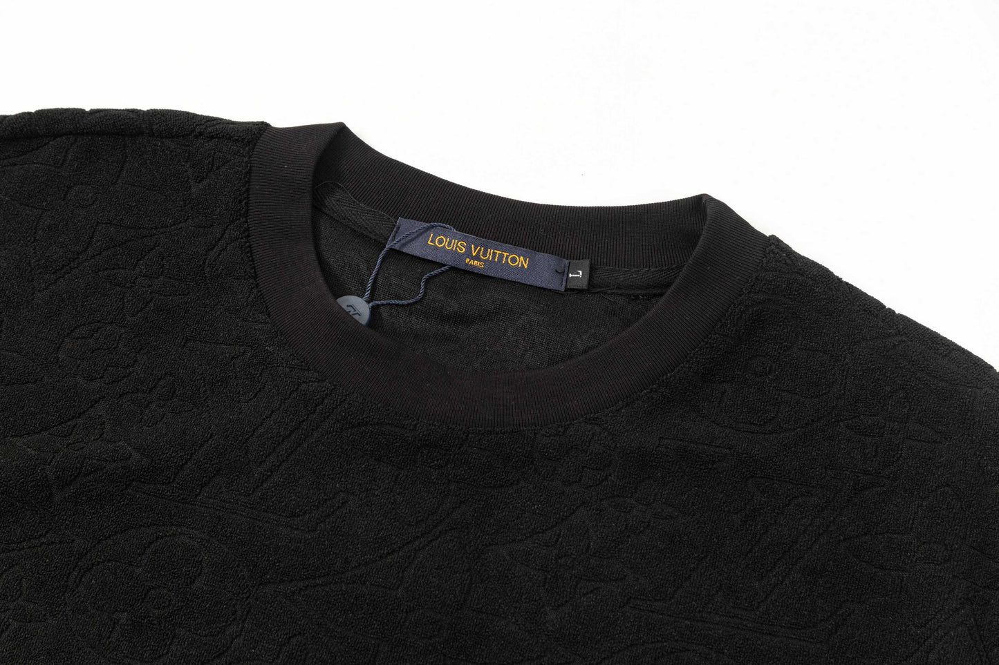 250305 New specialty jacquard fabric full print T-shirt