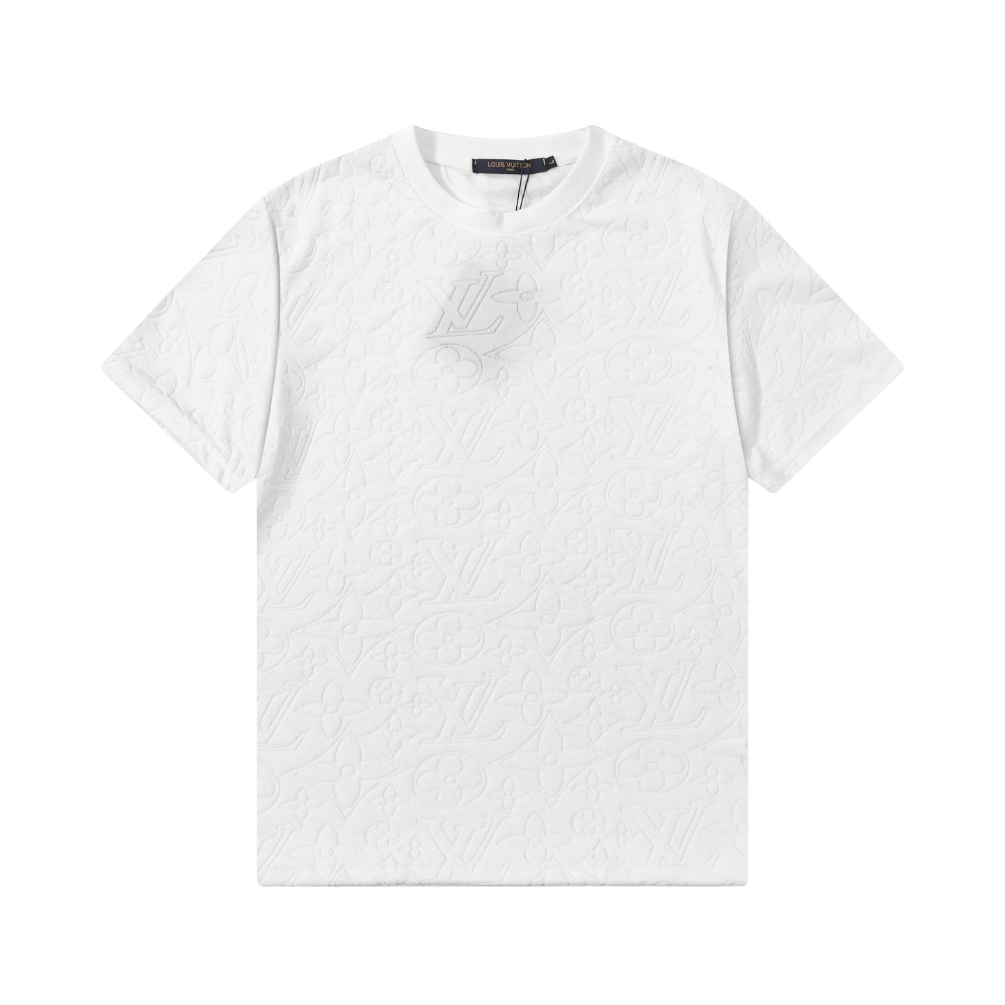 250305 New specialty jacquard fabric full print T-shirt