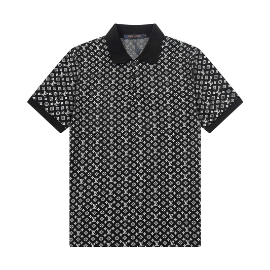 250305 New high quality jacquard fabric POLO shirt
