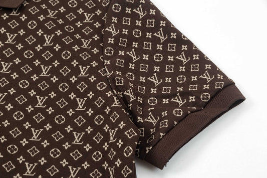 250305 New high quality jacquard fabric POLO shirt