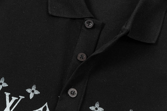 250305 High-end series of high quality gradient printed POLO shirt