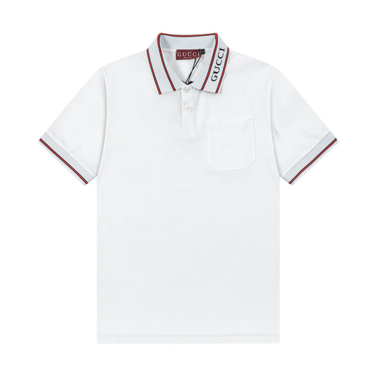 250305 New design patchwork POLO shirt