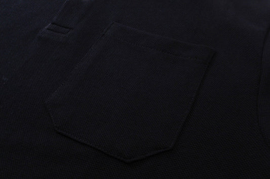 250313 New simple color matching lapel POLO