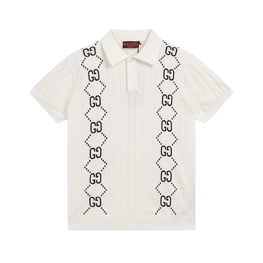250313 New high quality knit lapel POLO