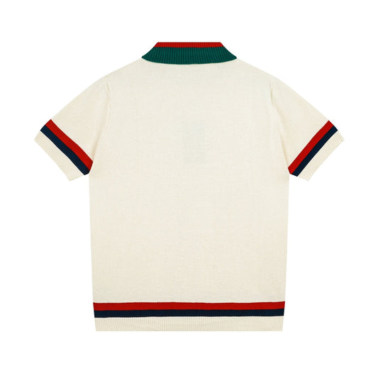 250313 New high quality College lapel polo