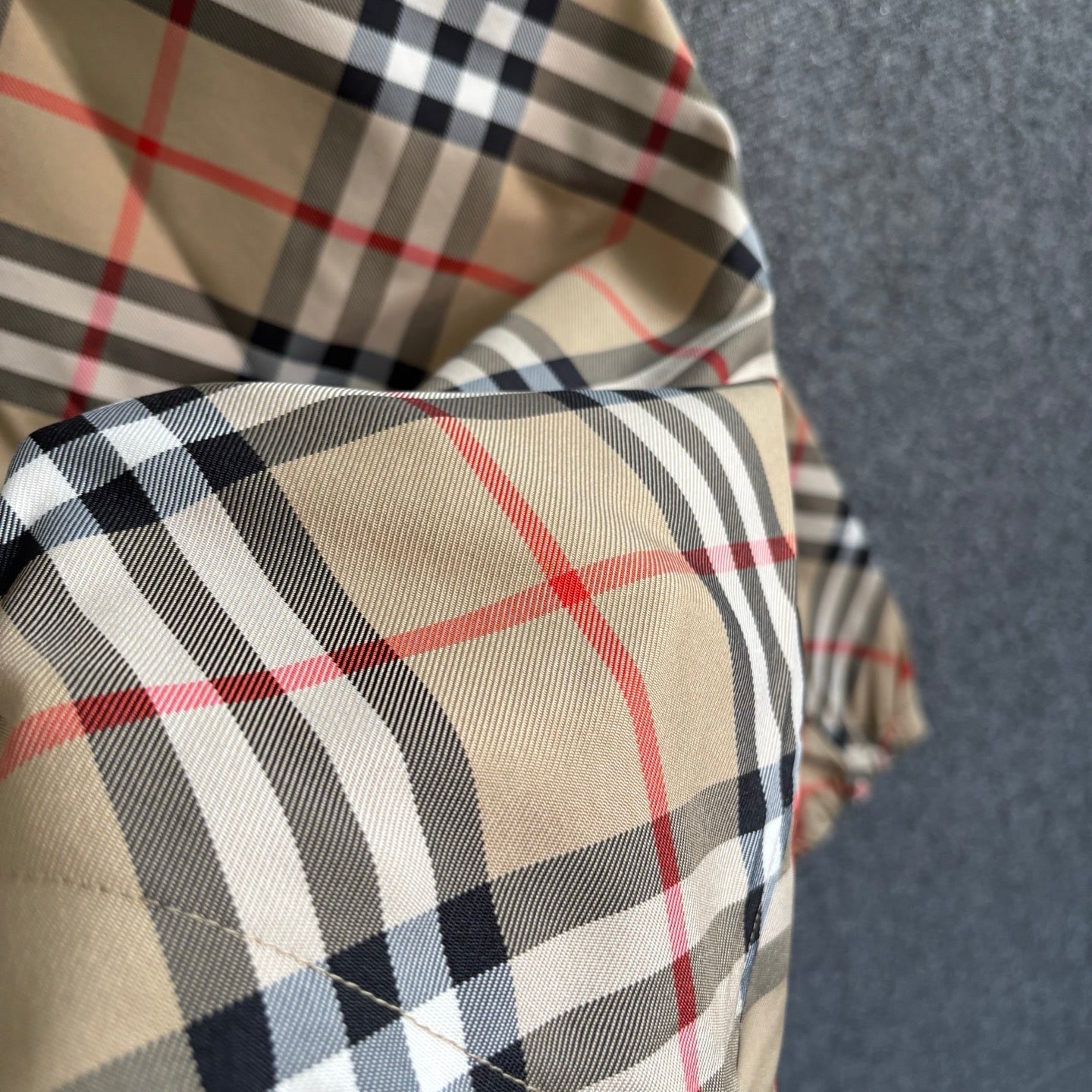 250325 New plaid long-sleeved hooded coat
