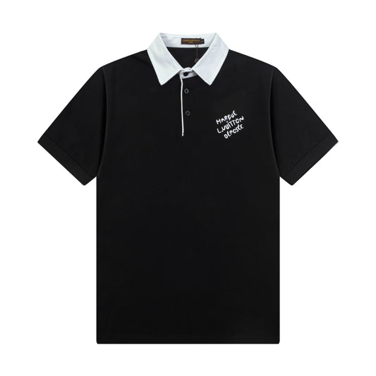 250325 New high quality neckline color POLO shirt