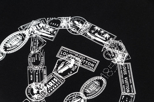 250520 New chain print T-shirt